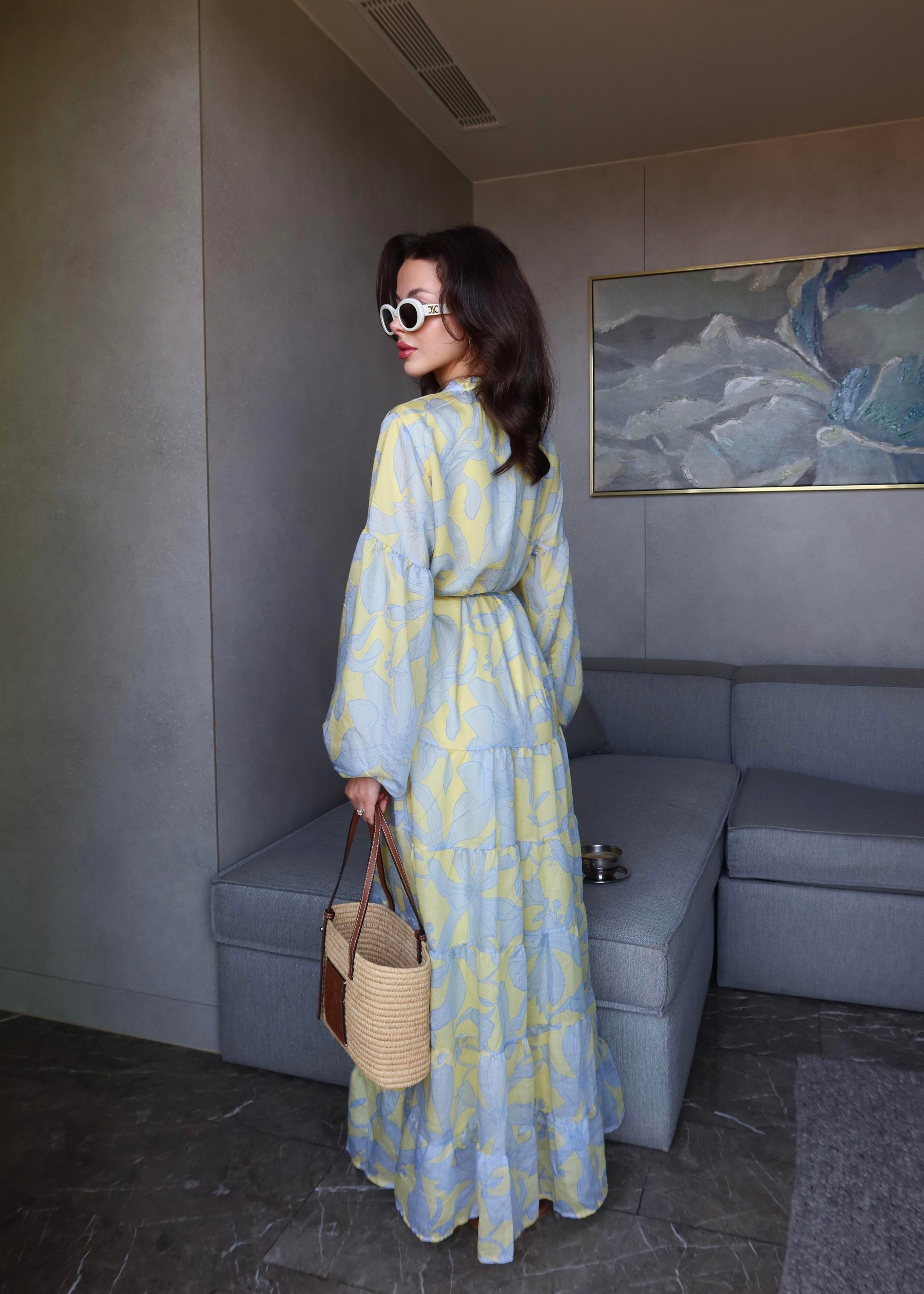 Lumina Çiçekli Elbise RENKLİ